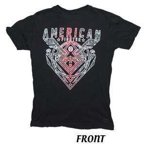 American Fighter Black T Shirt Mens Sz S